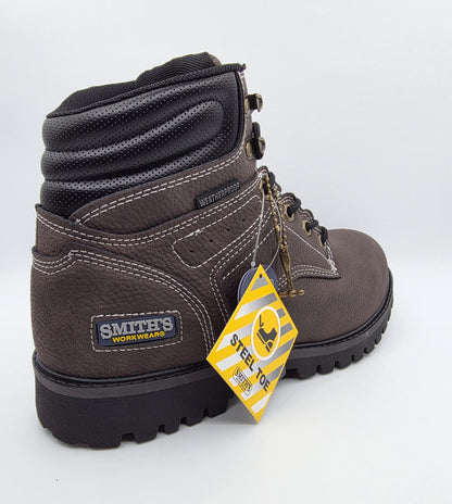 Steel Toe "Smith's Work Wear" BERKELEY "SA724022" BROWN