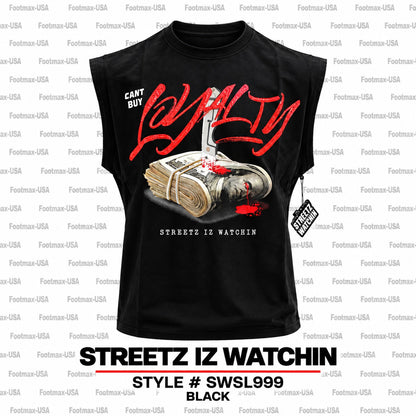 STREETZ IZ WATCHIN "MEN'S" SWSL999-BLACK "ARM LESS"
