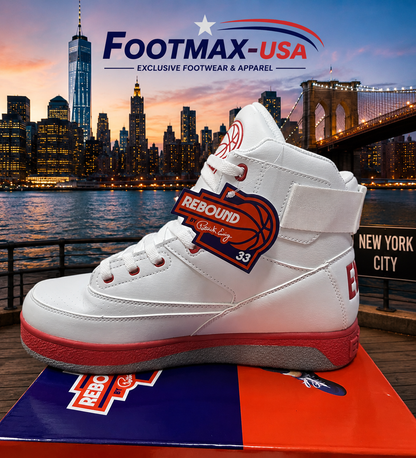 Patrick Ewing 33 Hi-Orion Rebound - 1RBE001-123 (White / Red / Grey)