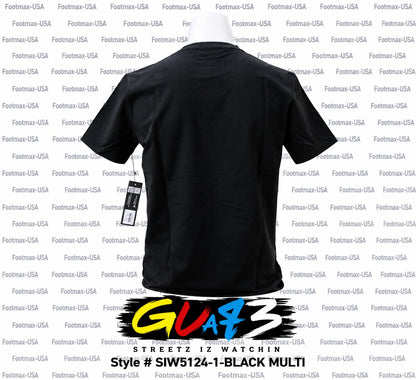 STREETZ IZ WATCHIN GOAT 3 T-SHIRT - SIW5124-1-BLACK COLORED LETTERS - MEN'S