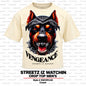 STREETZ IZ WATCHIN CROP TOP T-SHIRT "MEN'S - SWCR5140-CREAM