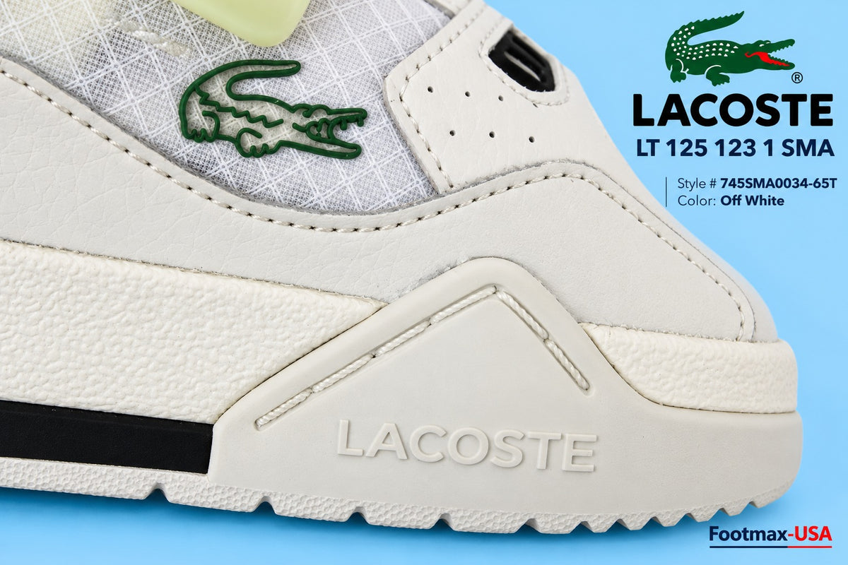 Lacoste LT 125 123 1 SMA - Textile - 745SMA0034-65T - Mens - Off Wht