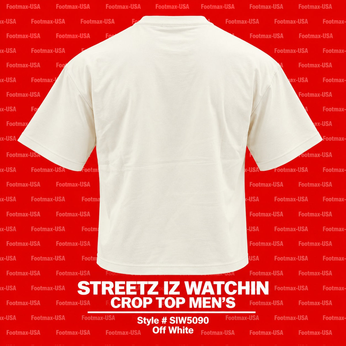 STREETZ IZ WATCHIN T-SHIRT "MEN'S" - SIW5090-OFF WHITE