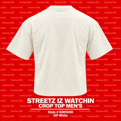 STREETZ IZ WATCHIN T-SHIRT "MEN'S" - SIW5090-OFF WHITE