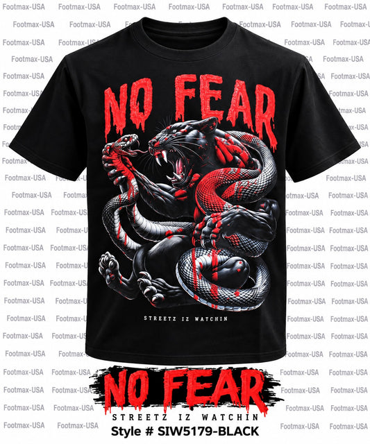 STREETZ IZ WATCHIN T-SHIRT - SIW5179-BLACK - MENS - NO FEAR