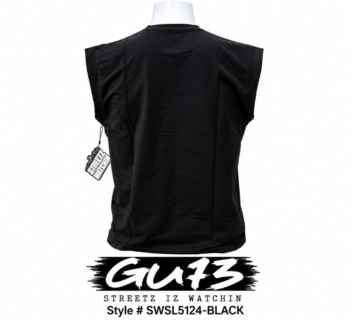 STREETZ IZ WATCHIN SLEEVELESS GOAT 3 - SWSL5124-BLACK - MEN'S