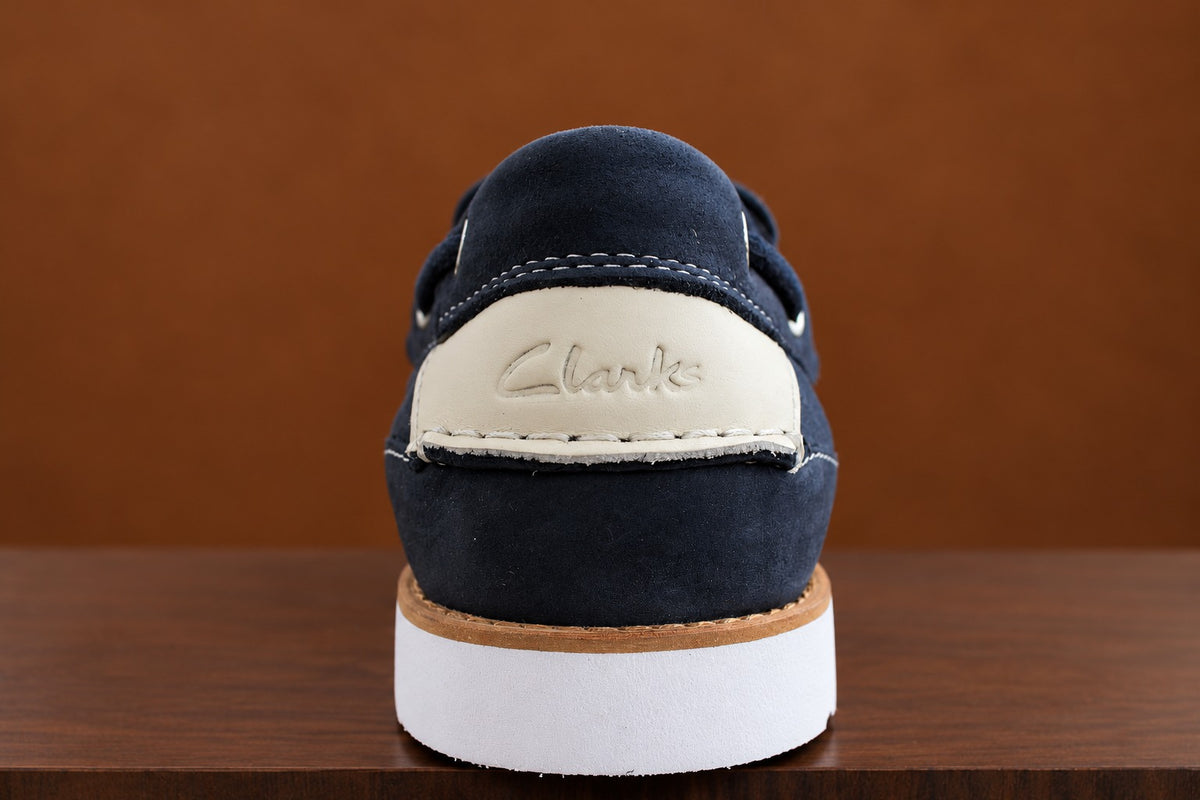 Clarks Durleigh Sail - 26157795 - Navy Nubuck - Mens