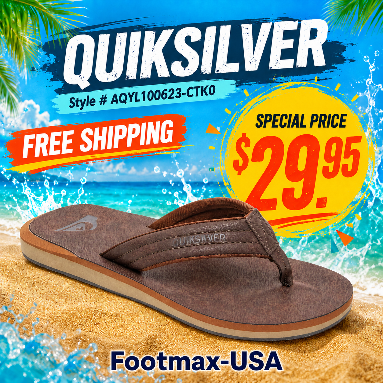 Quicksilver Carver Nubuck Sandal - AQYL100623-CTK0