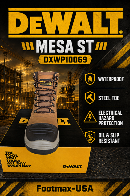 Dewalt Mesa ST - Steel Toe - Waterproof - Electrical Hazard - DXWP10069
